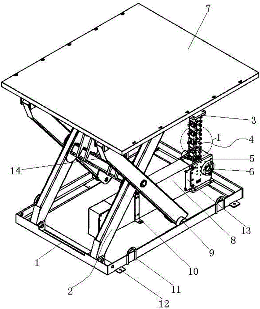 刚性链升降舞台