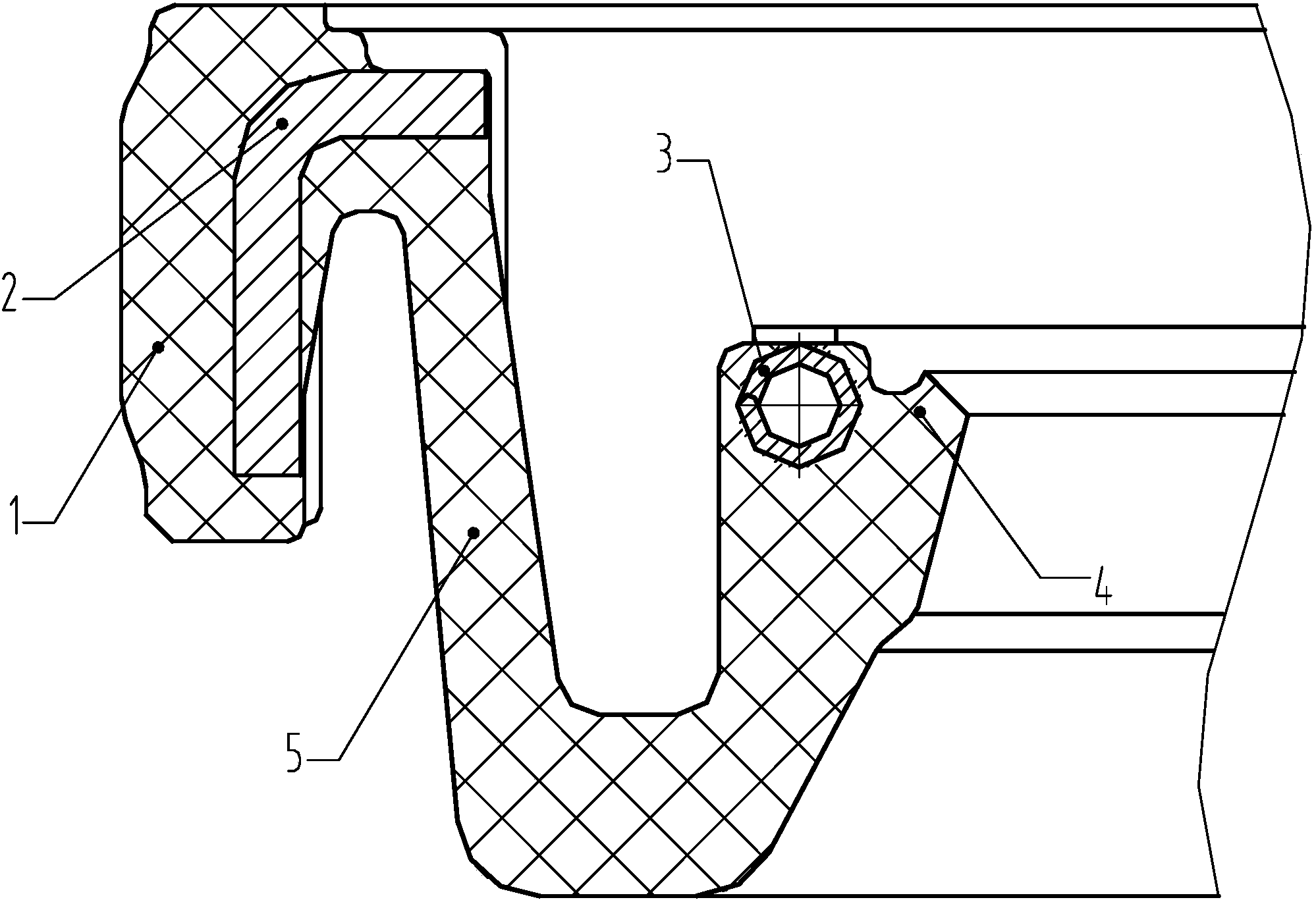 一种易安装的ocv油封