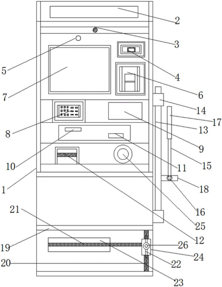 自动检票机结构图片