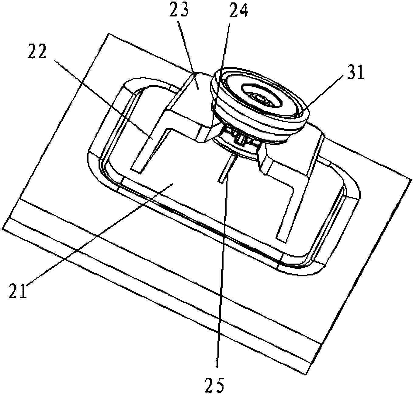 cn206049820u_顶棚安装固定结构有效