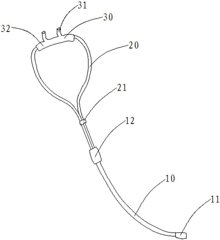 cn206081248u_一種安全型雙鼻吸氧管有效