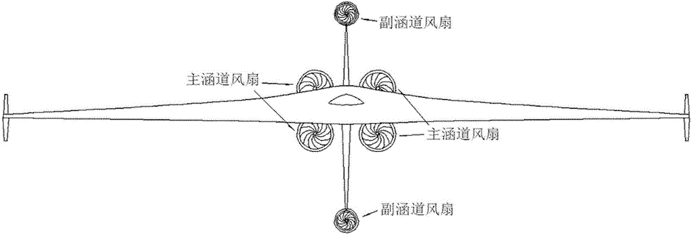 一种飞翼式涵道风扇垂直起降无人机