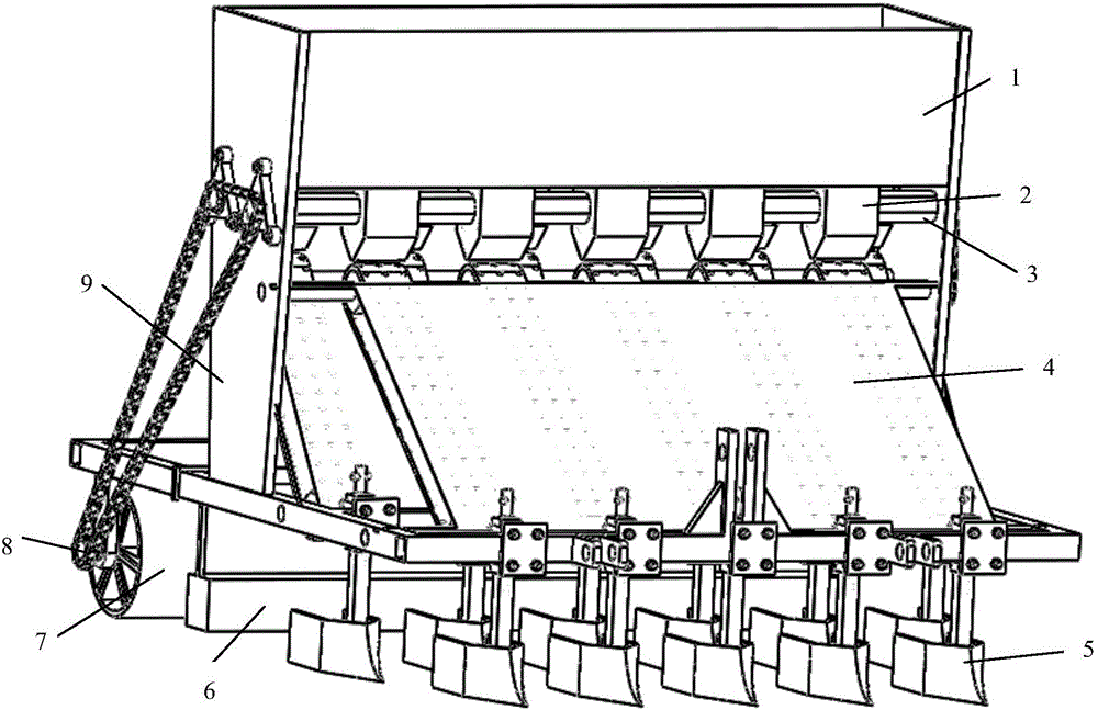 谷物单粒均分精密播种机