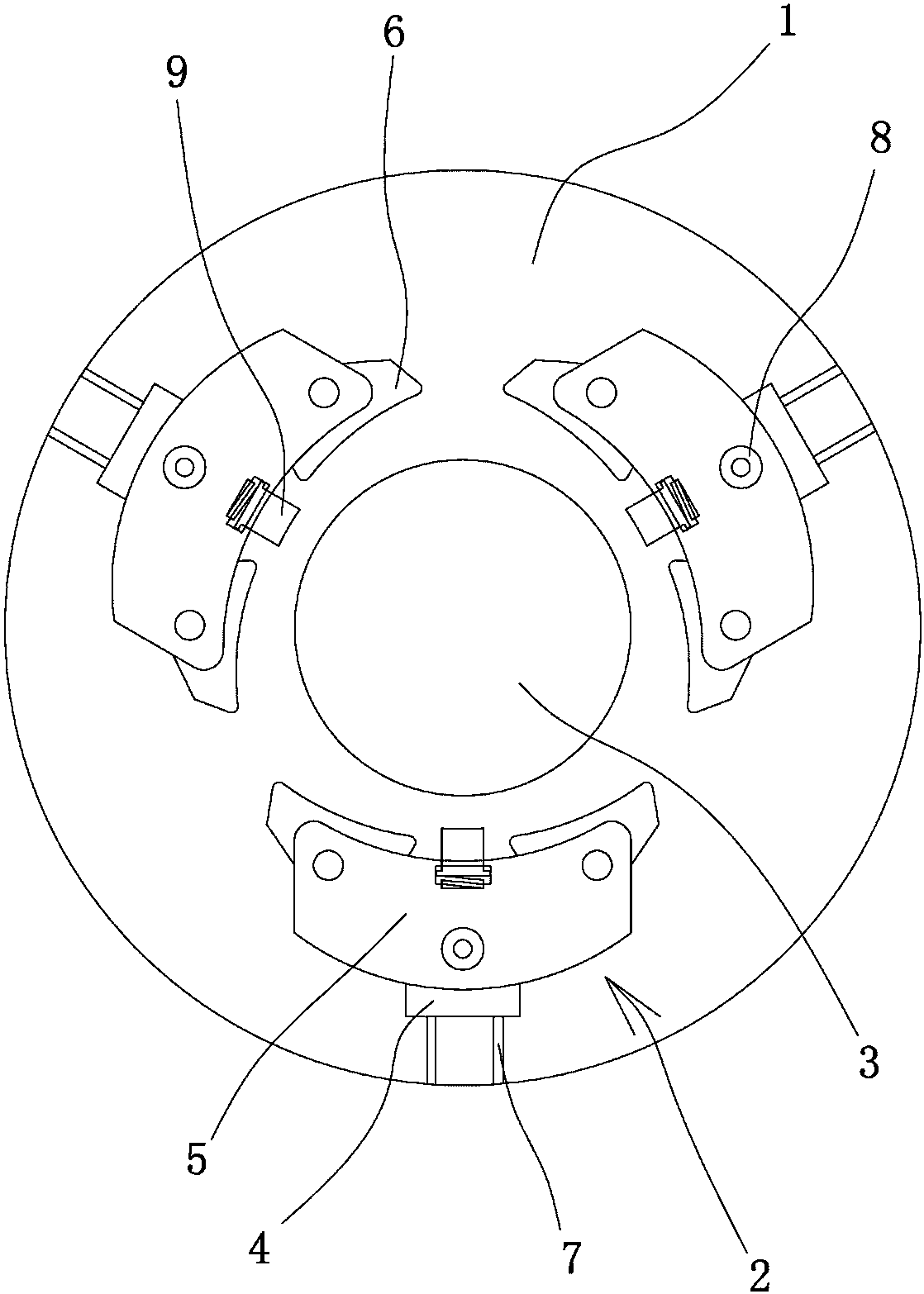 简易三爪夹具图片