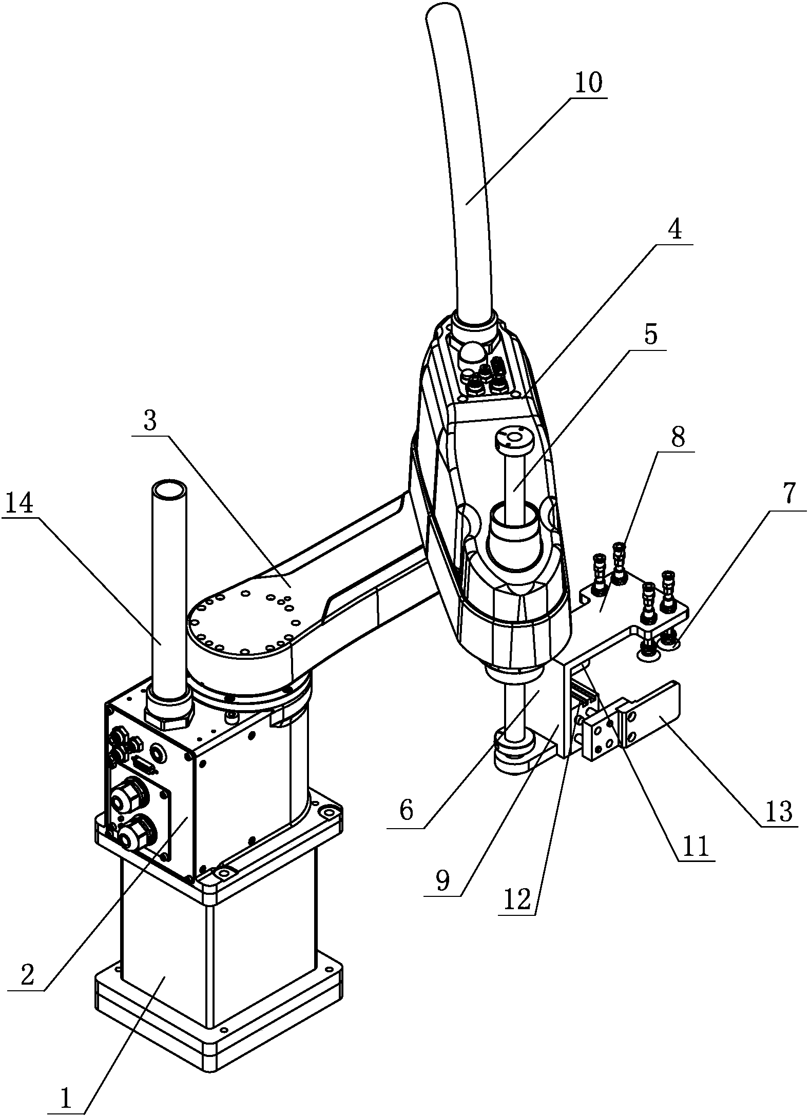 cn206170078u_一种工业机器人用机械手臂失效