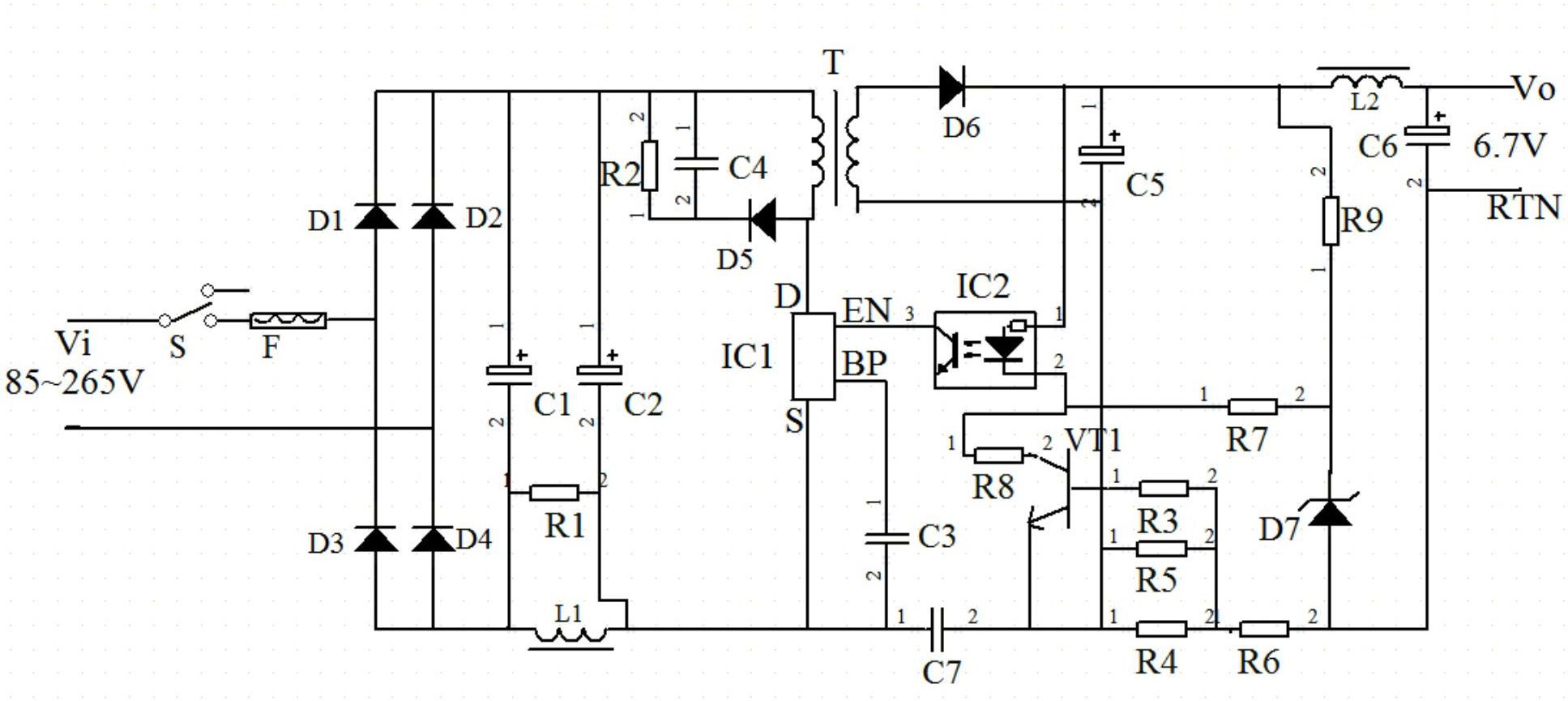 一种手机电池恒流充电器电路
