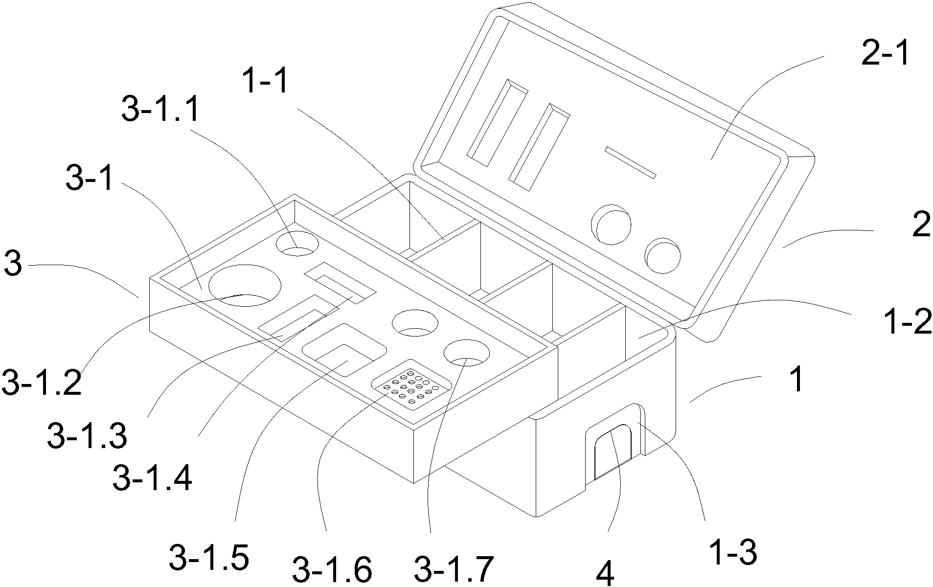 一种家用扩展型药箱