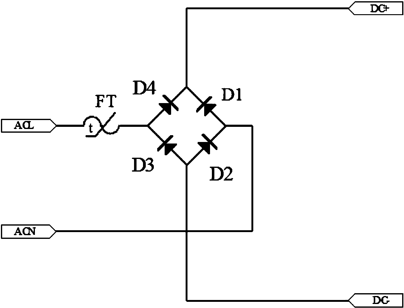 cn206322693u_一种具有温度保护功能的整流桥堆失效