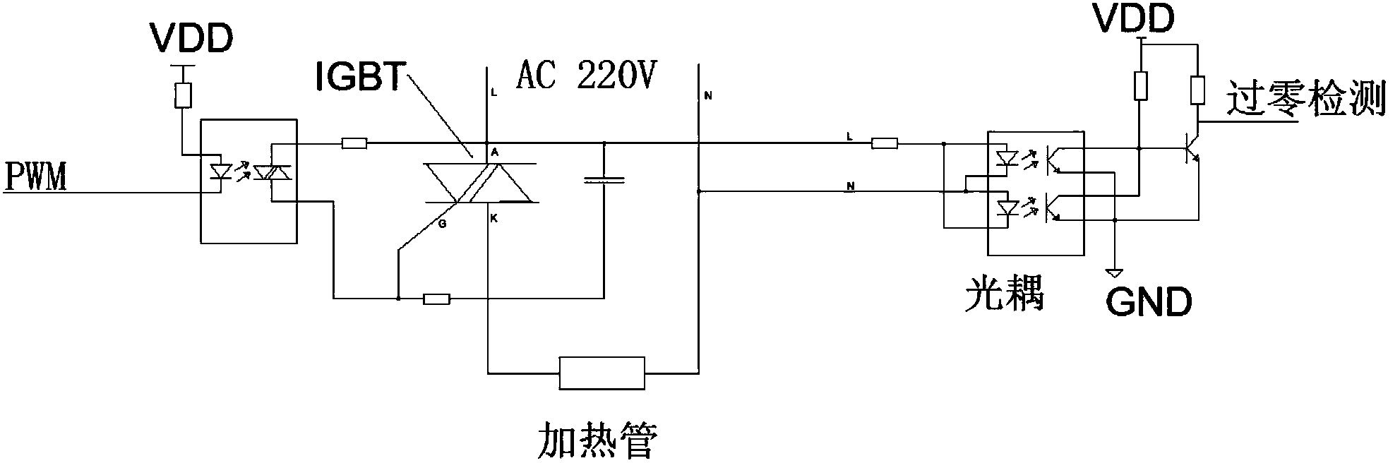 cn206323142u_一种零谐波干扰可变功率的加热控制电路有效