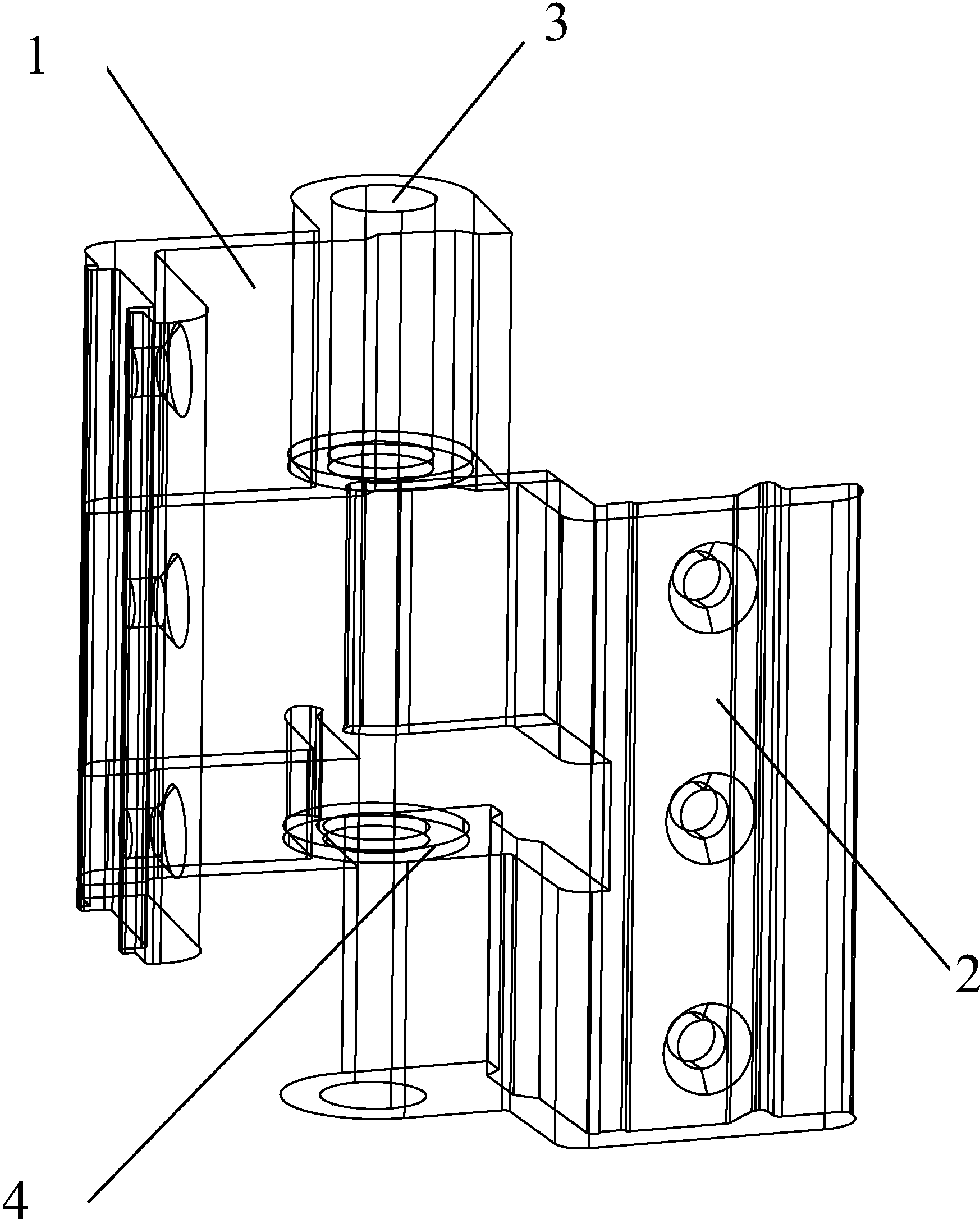 一种新型可拆卸式纱窗合页