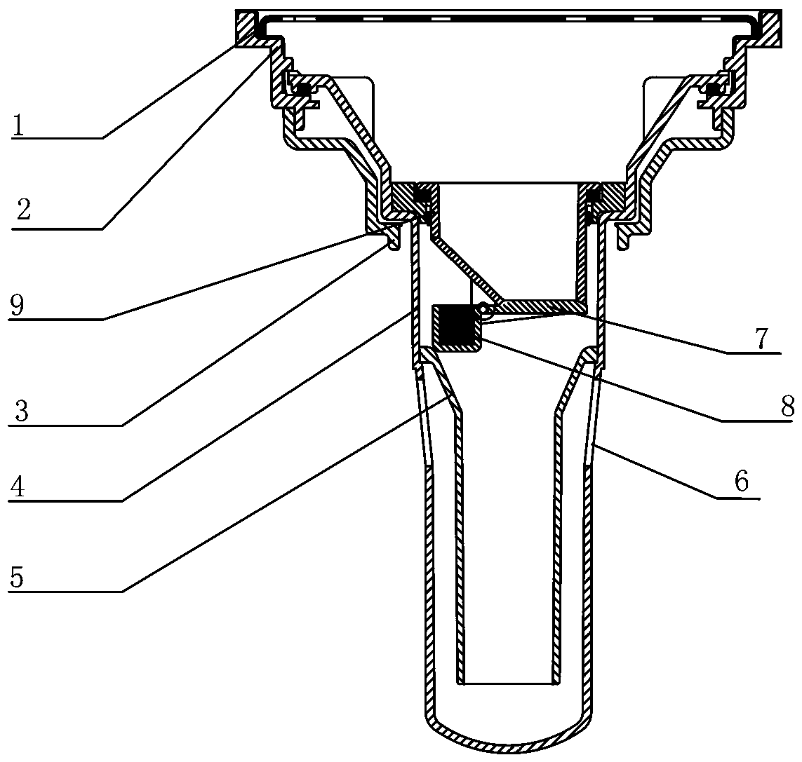 水封地漏结构图片