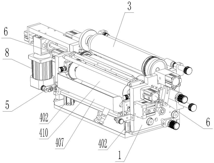 一种层叠式柔版印刷机的印刷机构