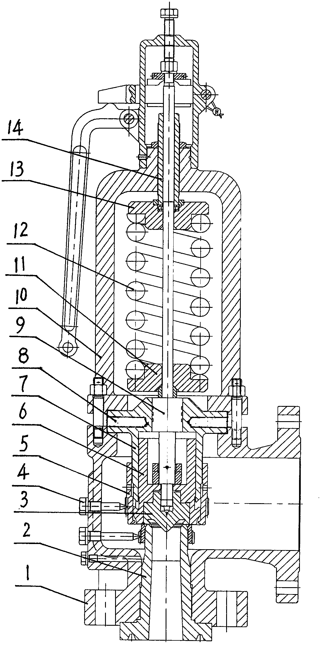 cn206398144u_電站超高溫安全閥有效