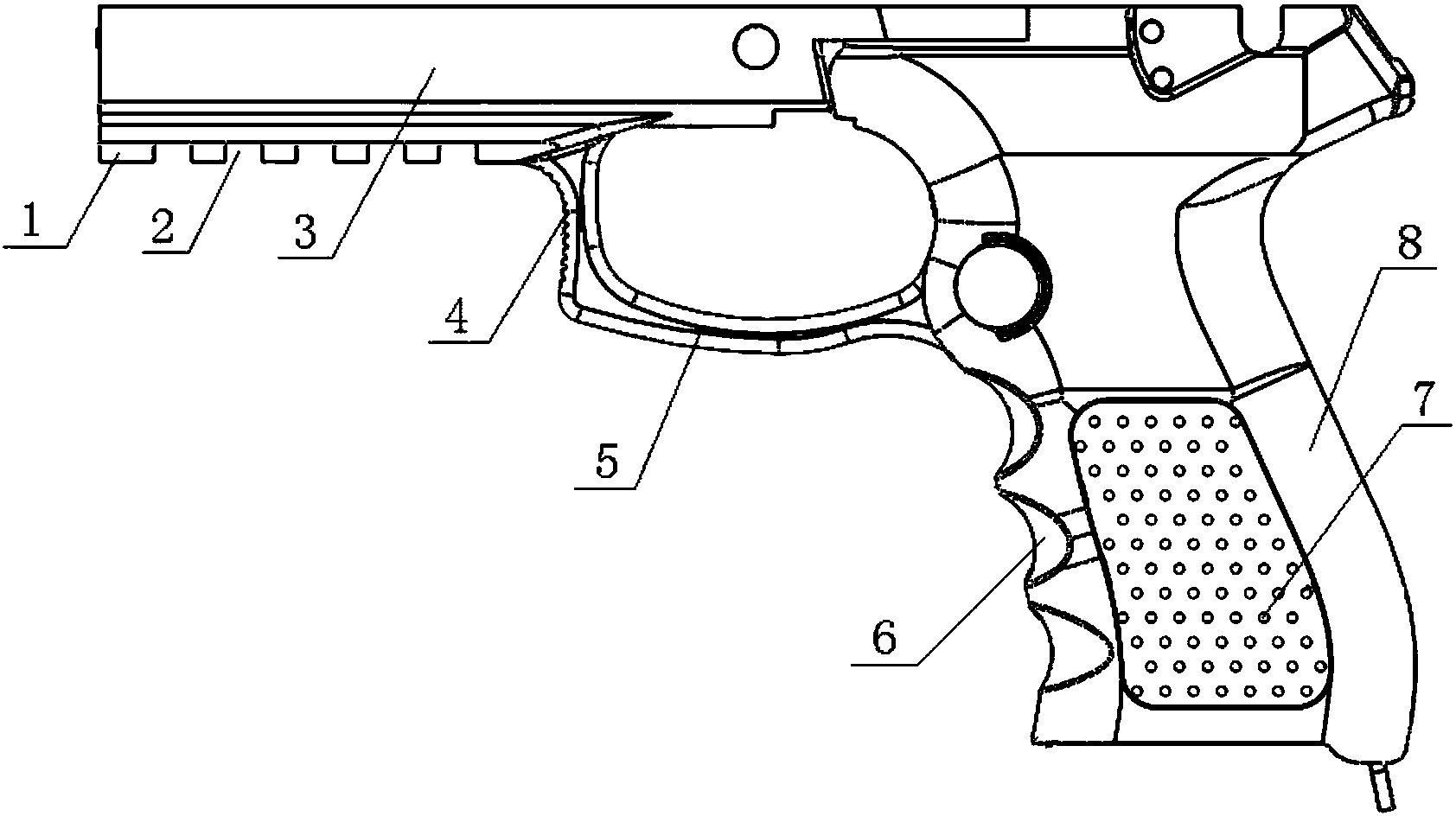 一种有利于提高作战可靠性的92式手枪