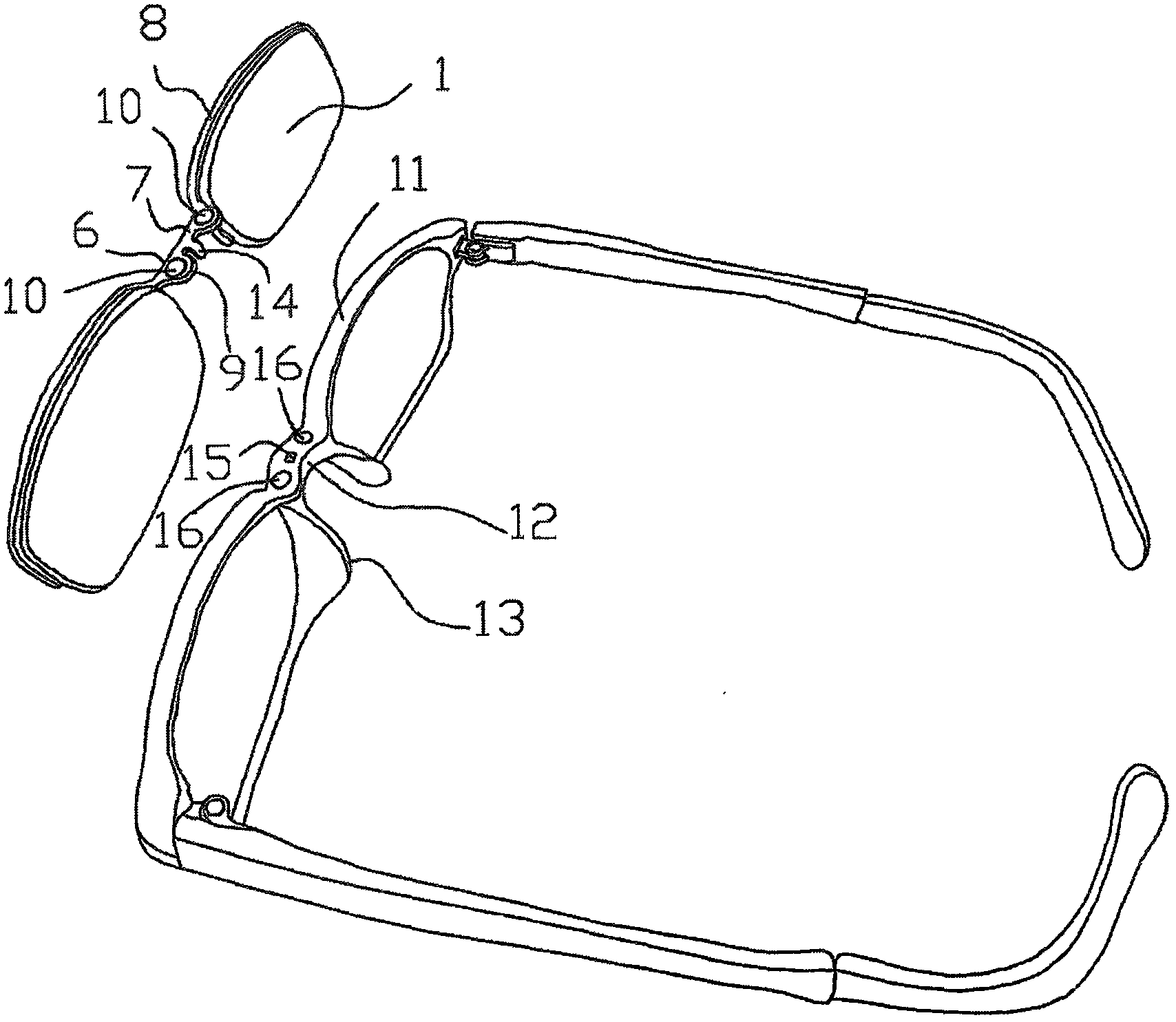 cn206400209u_一种复合型防控近视眼镜有效