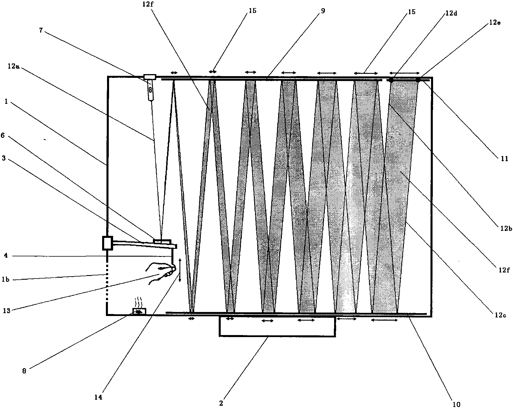 一种显示光迹的微小形变演示仪