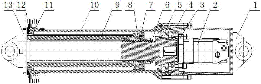 cn206429483u_一种带机械自锁的液压推杆有效