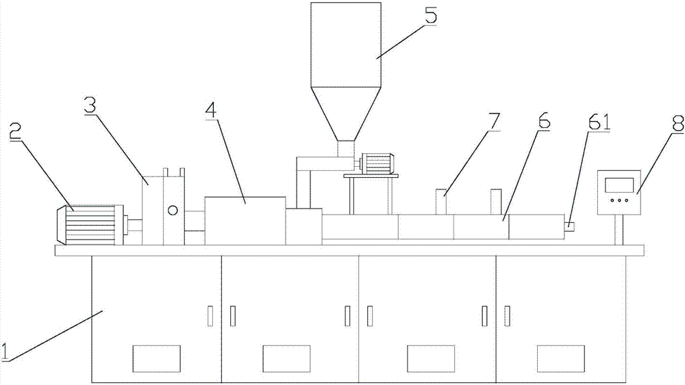 cn206436506u_一种具有加料预热机构的双螺杆挤出机有效
