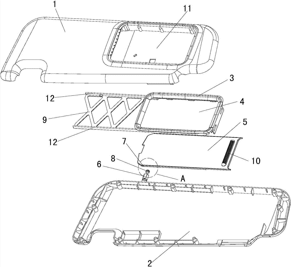 一种新型汽车遮阳板结构