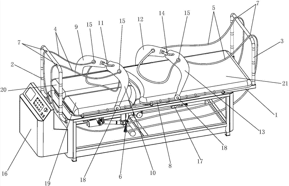 一种腰椎牵引床