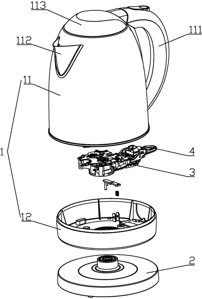 电热水壶设计手绘图图片