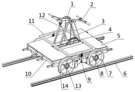 cn206604085u_一种手摇健身车失效
