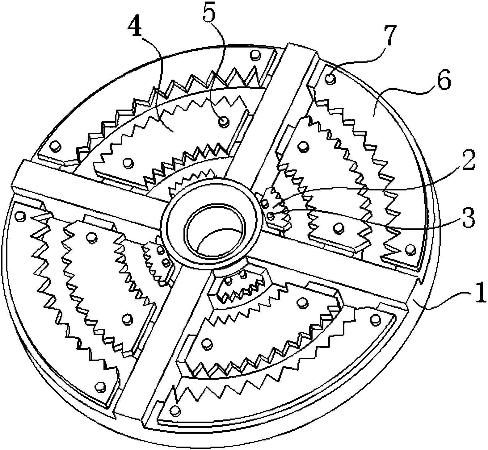 cn206611790u_安全高效的割草机刀盘装置失效