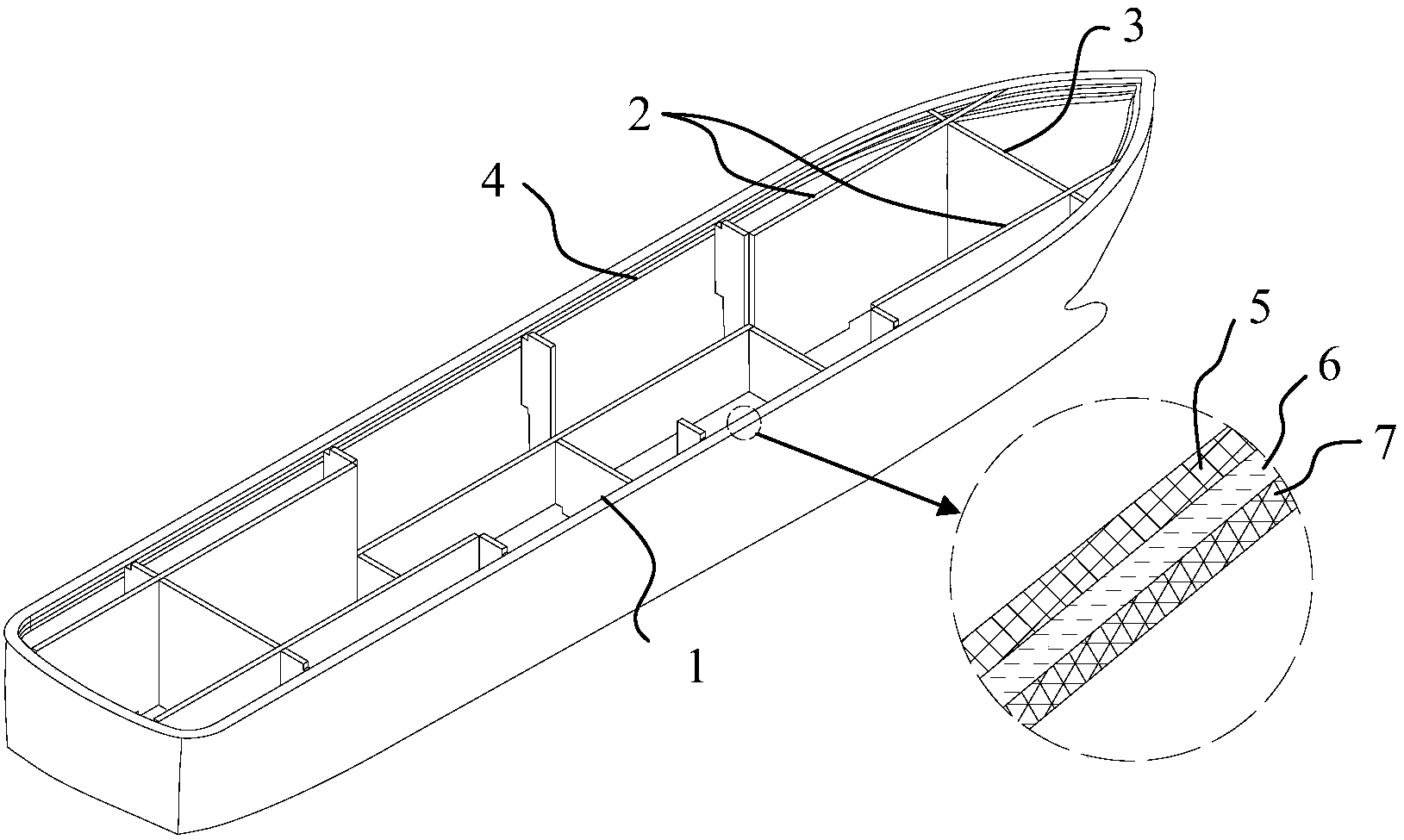 一种高密度板玻璃钢船模专利_专利申请于2017-03-2
