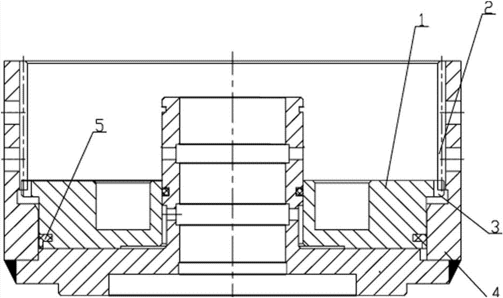 定轴式变速箱毂式离合器活塞防转结构