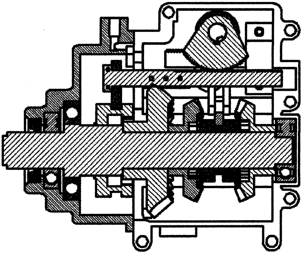cn206679189u_一种三轮摩托车单踏板增力倒档器有效