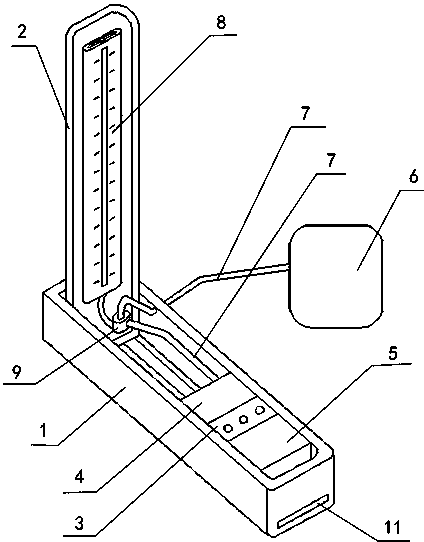 一种智能化电子水银血压计