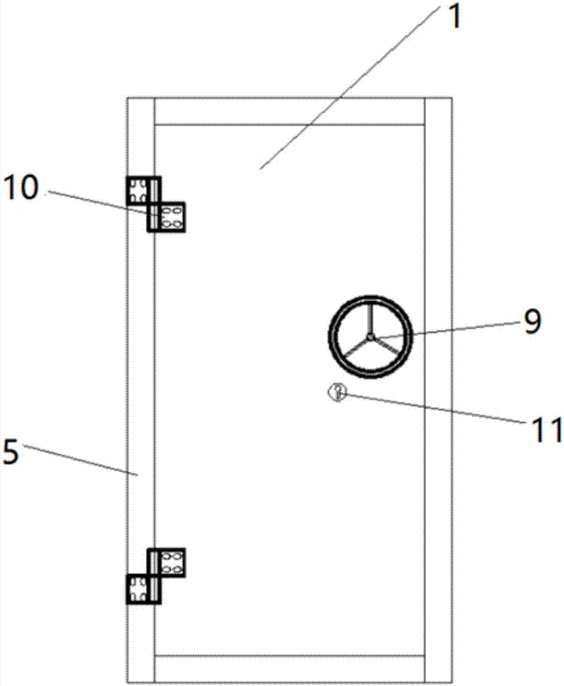 一种复合结构抗爆门