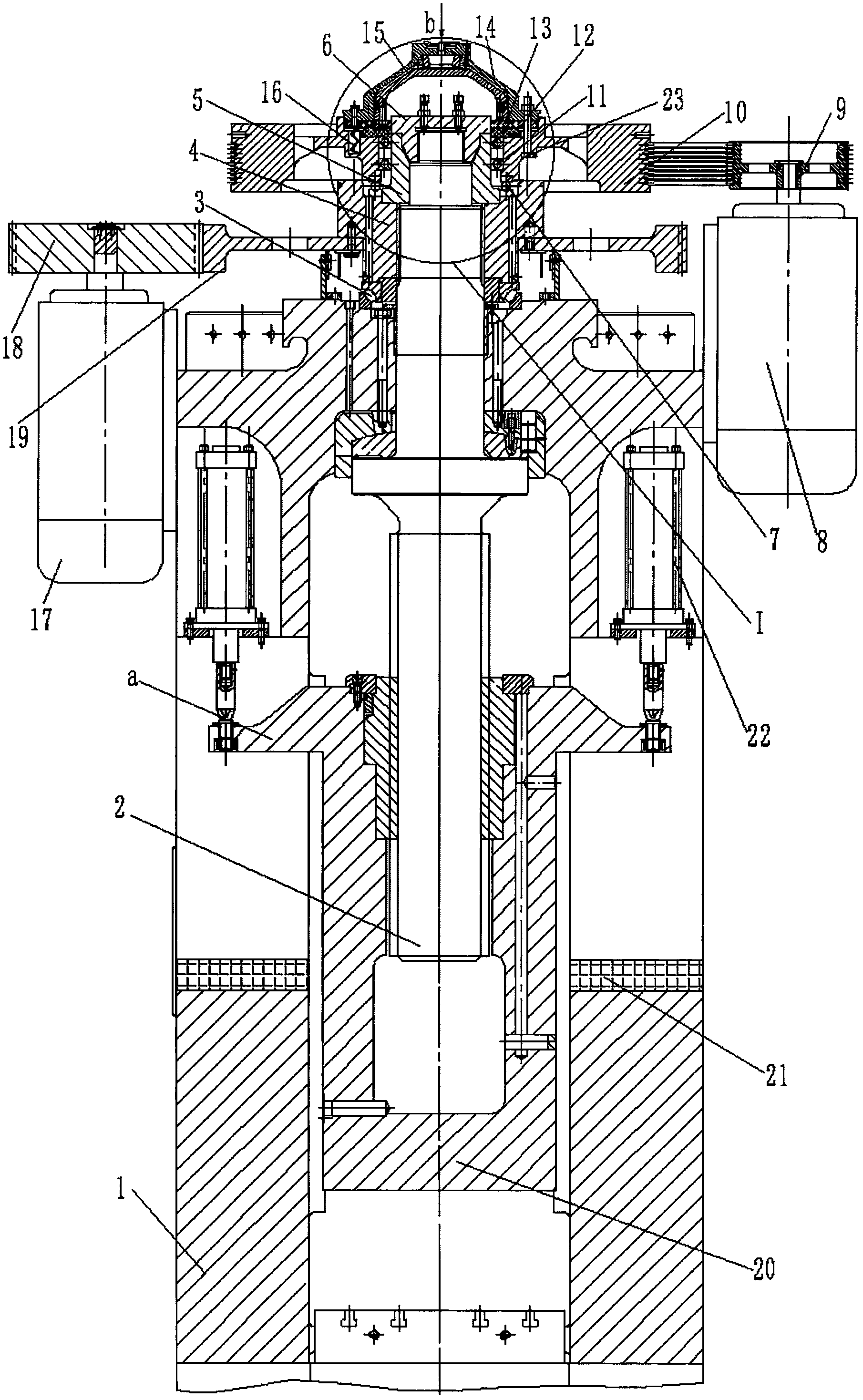 电动螺旋压力机结构图图片
