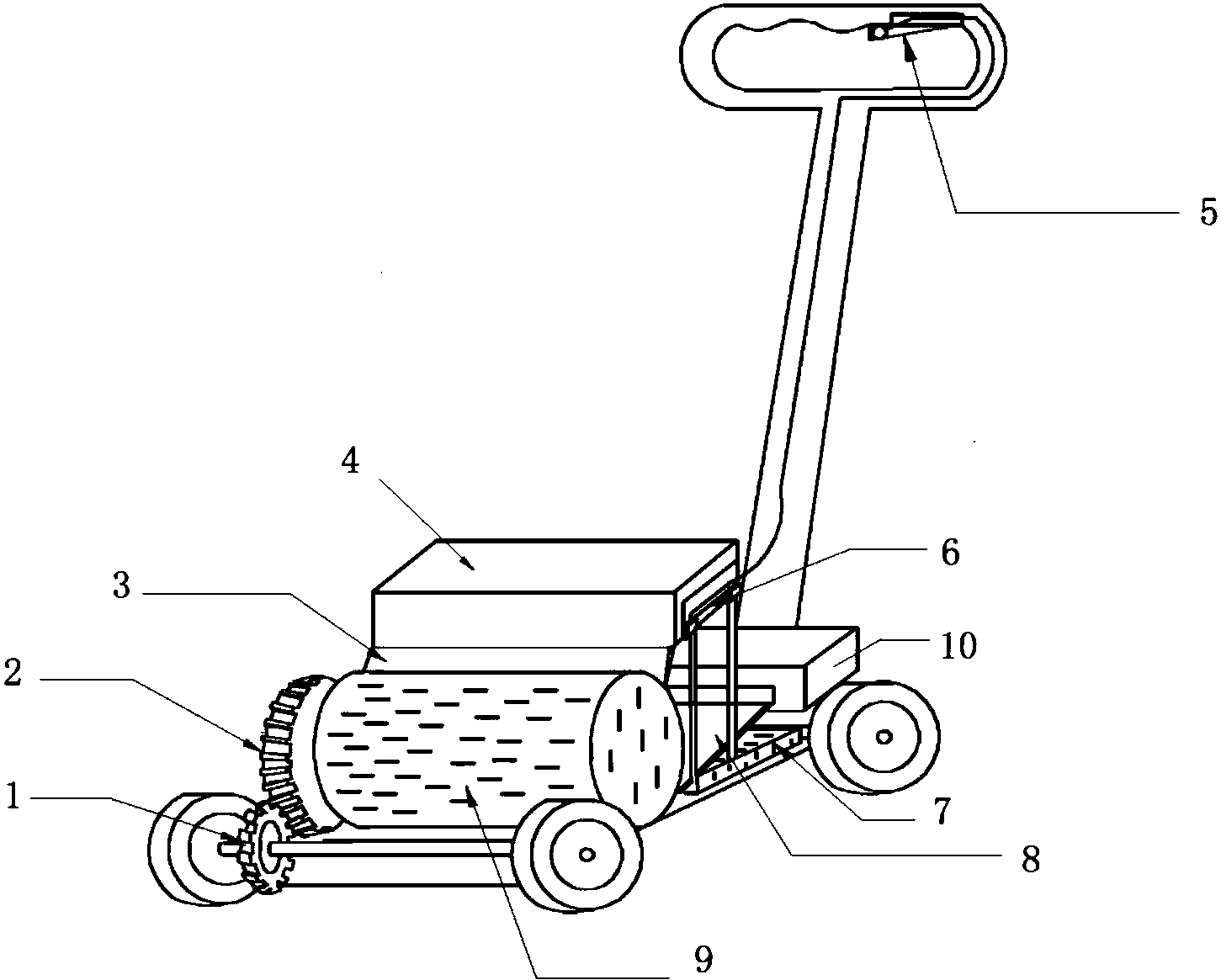 一种手动扫拖地一体清洗机