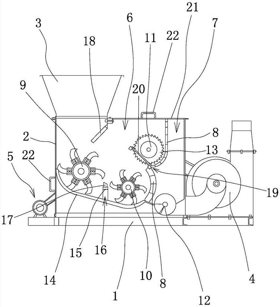 秸秆粉碎机原理解剖图图片