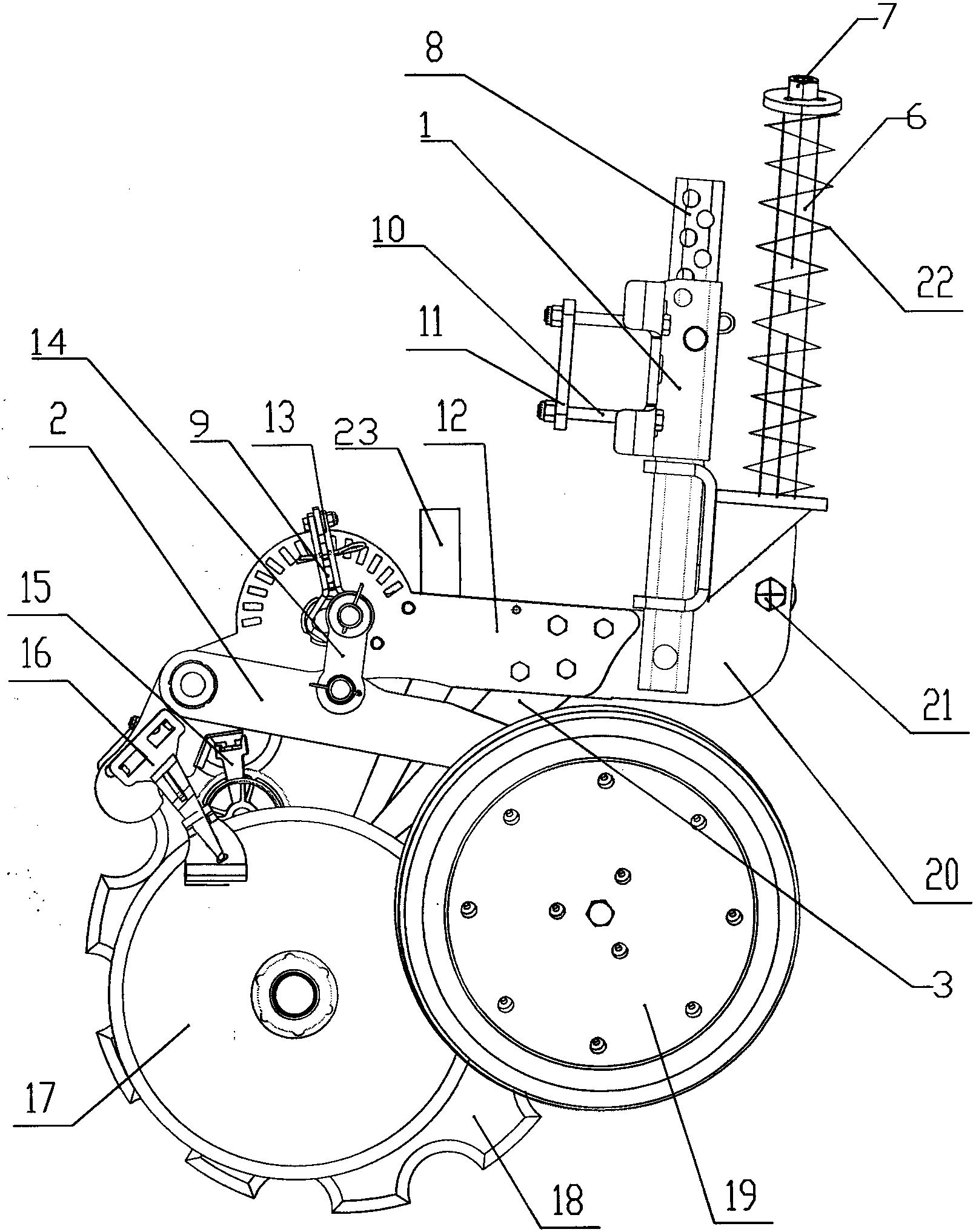 旋耕机开沟器制作方法图片