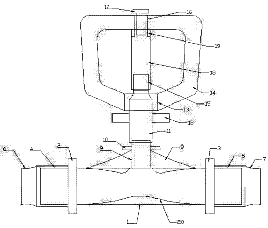 一种应用于温室大棚灌溉系统的雾化微喷结构