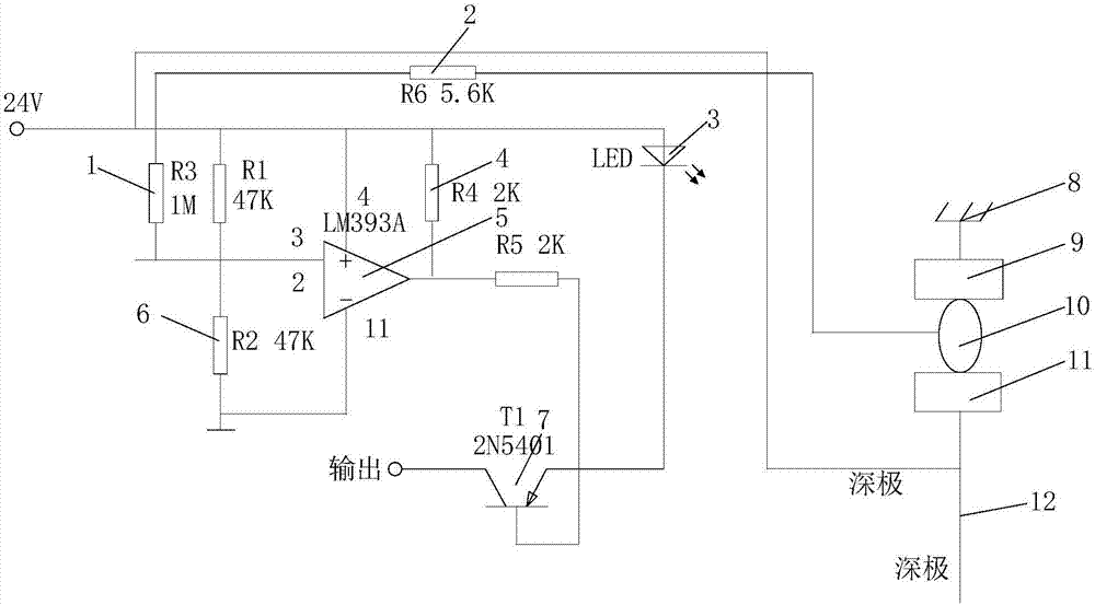 一种胶带运输机防堆煤保护电路