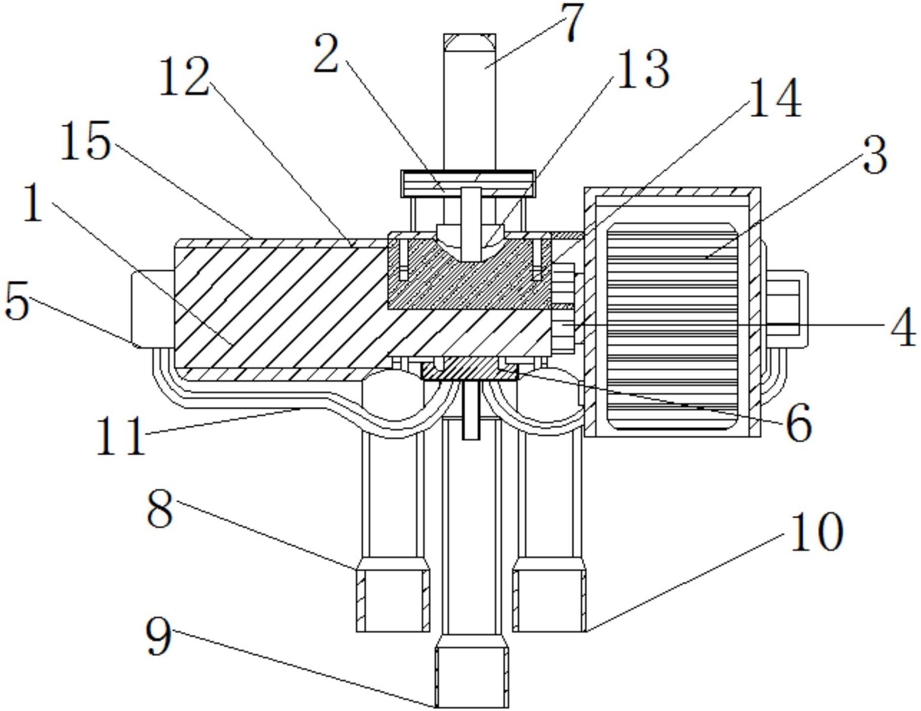 一种抗老化的空调四通阀