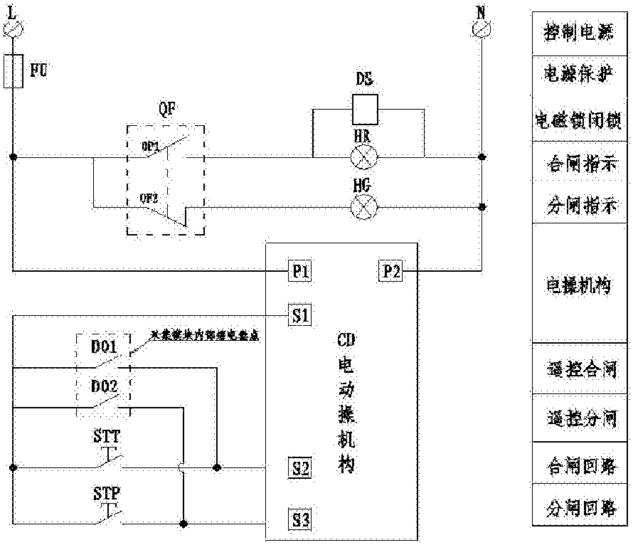 低压抽屉柜控制原理图图片