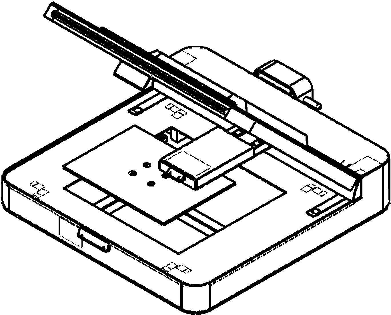 cn206899756u_一种可折叠式3d打印机失效