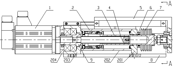 cn206925647u_一种用于机床精度控制的电动缸结构有效