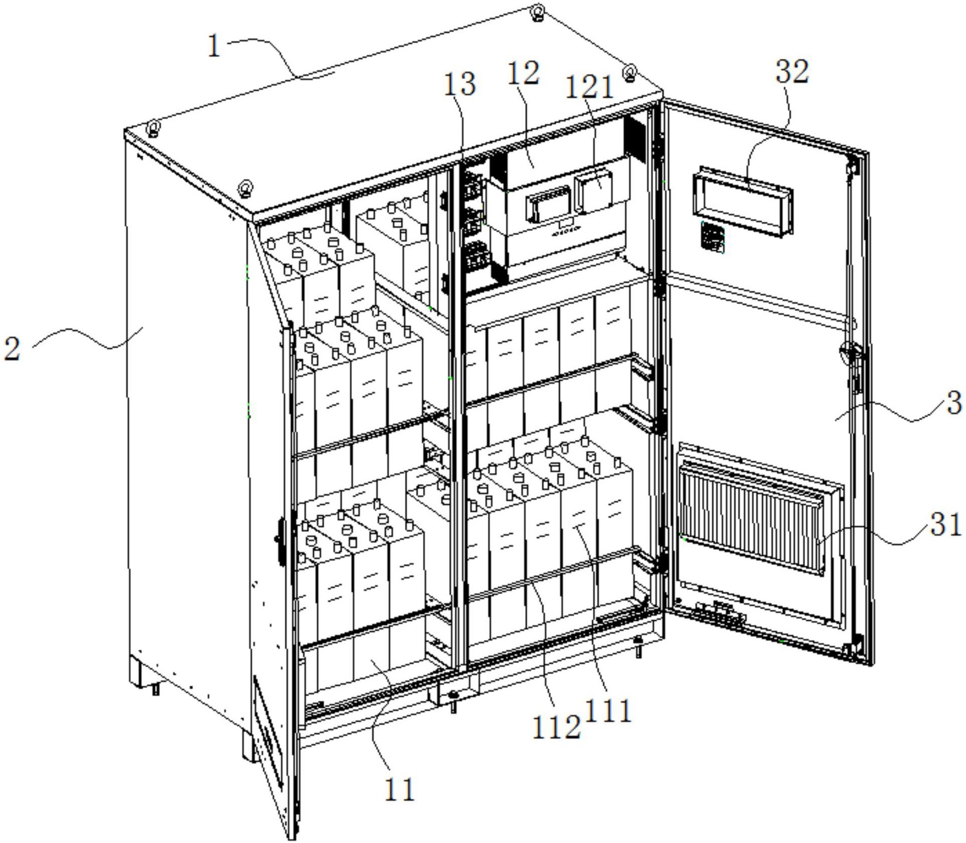 一种储能供能一体柜