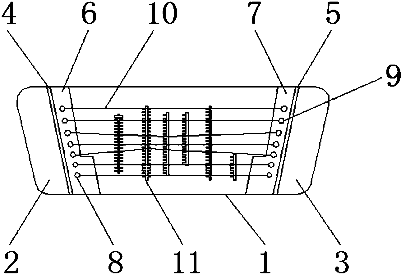 一种便于弹奏的扬琴排列结构