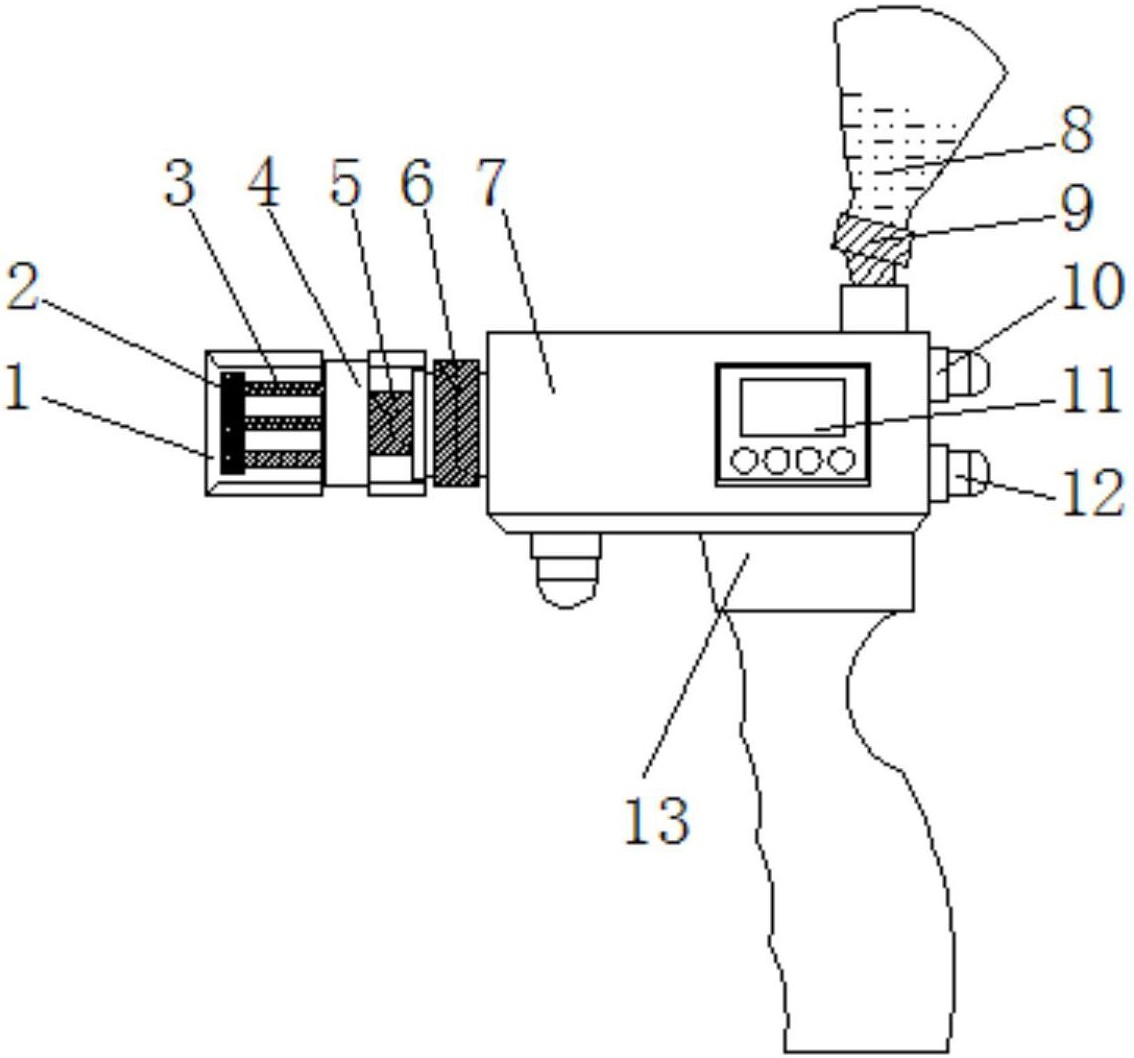 一种手动静电粉末喷枪