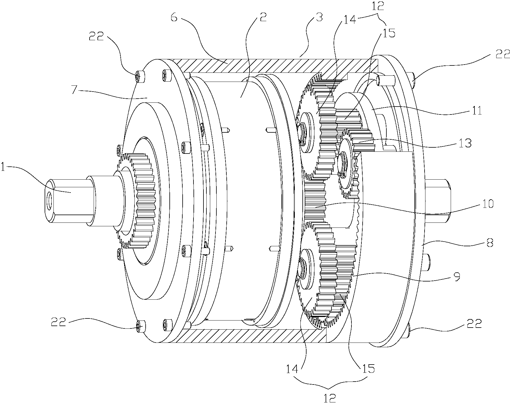 一种减速轮毂电机专利_专利申请于2017-08-04_专利查询 - 天眼查