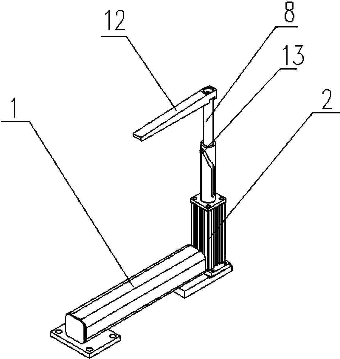 一种气动旋转压紧装置