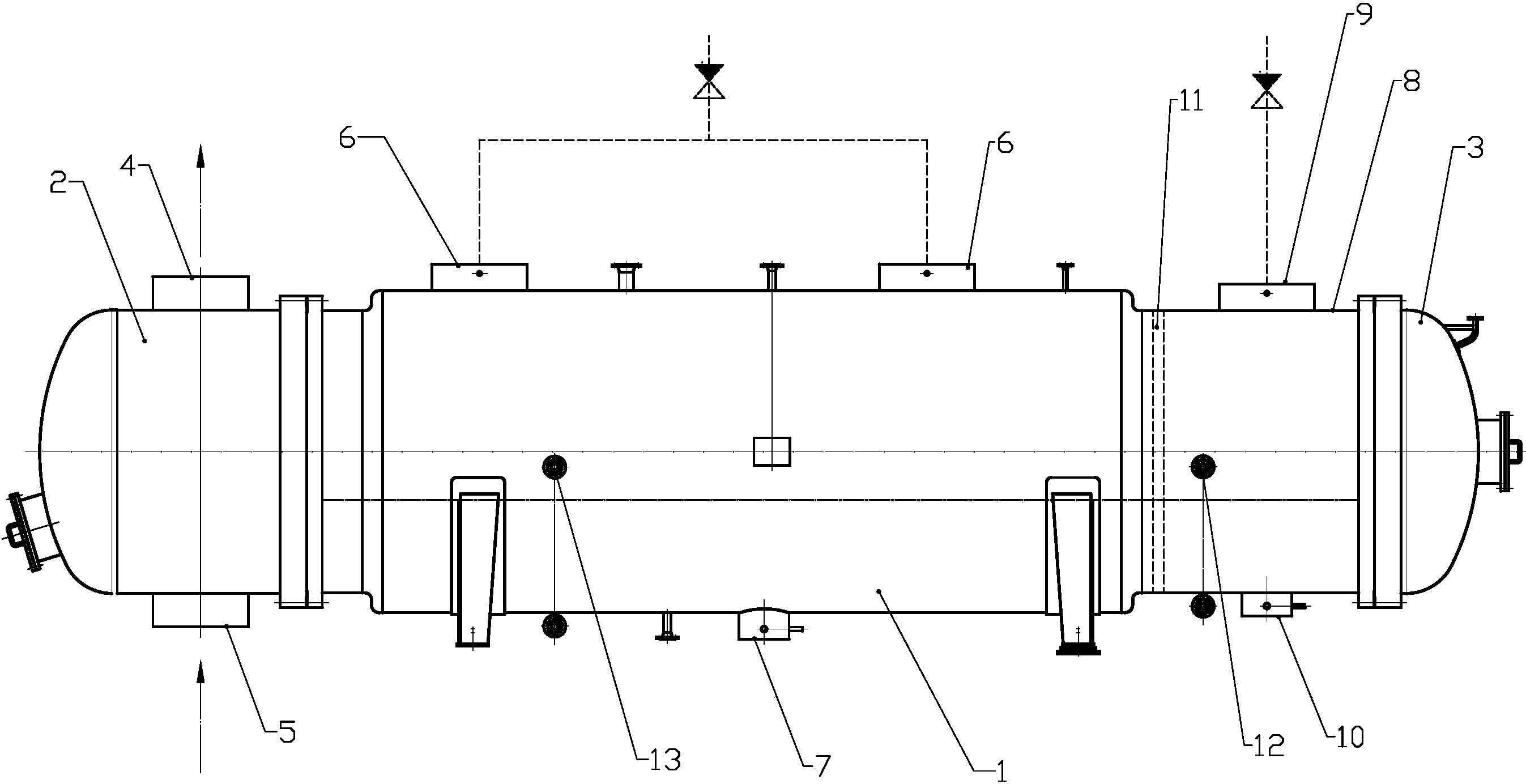 分压式热网加热器