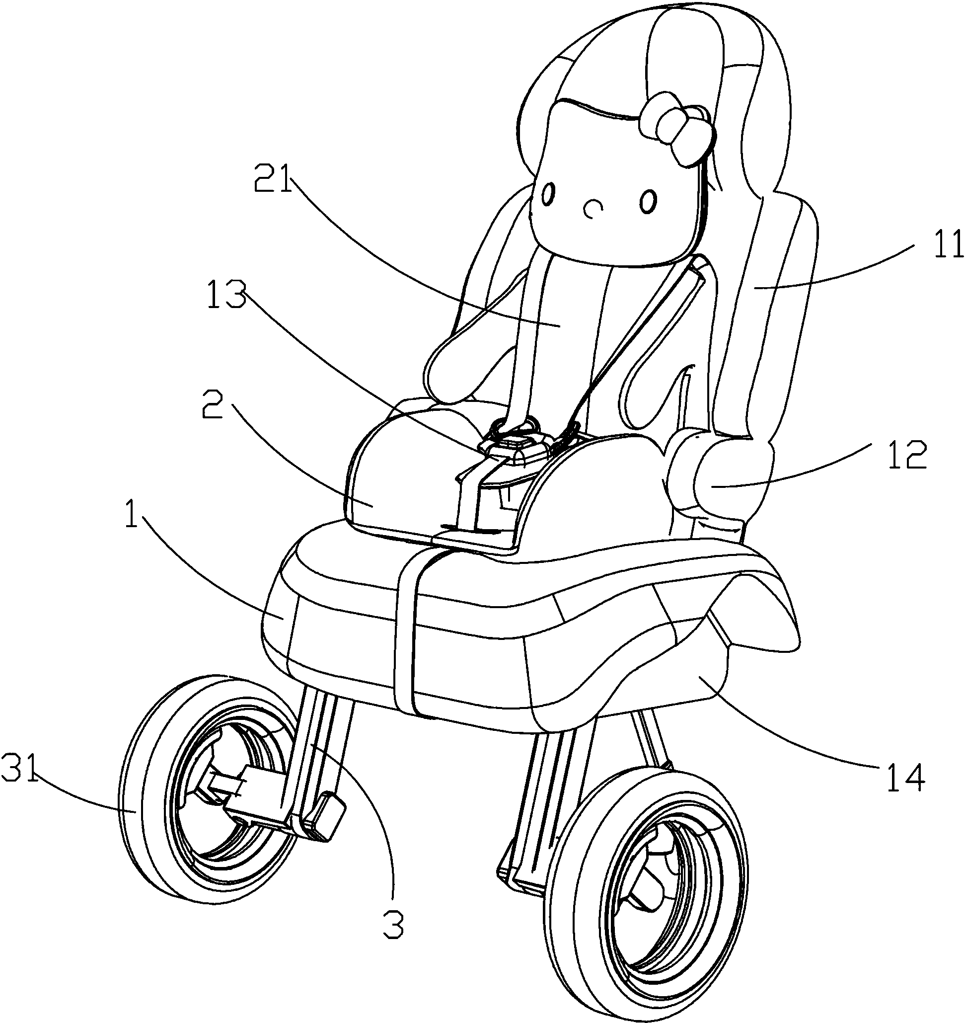 一种两用儿童安全座椅