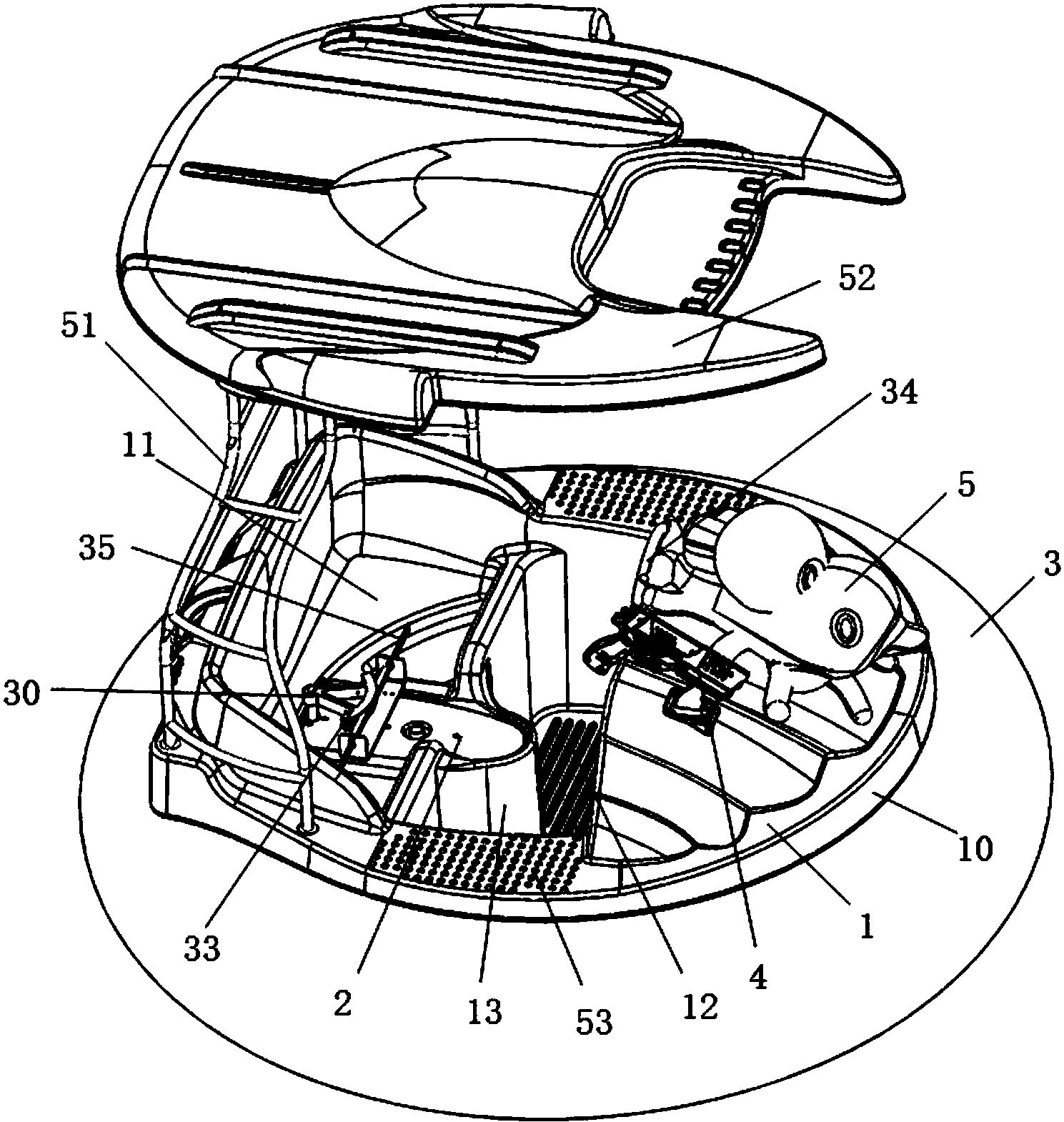 一种全塑激光碰碰船